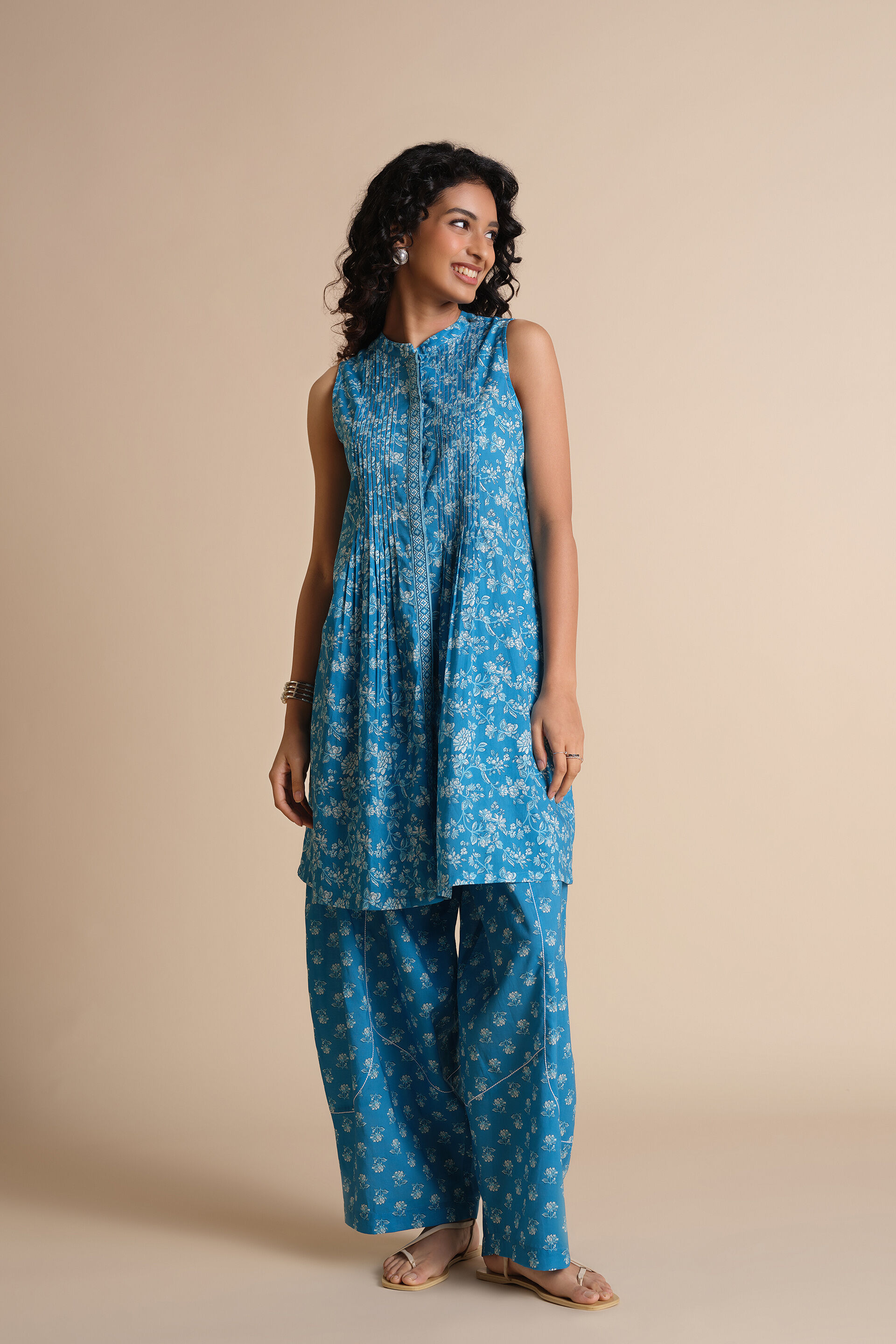 Gulposh Tunic Set, Light Blue, image 2